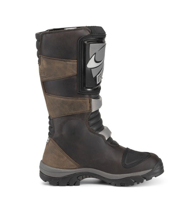 Forma Adventure motorcycle boots, brown, touring waterproof adv