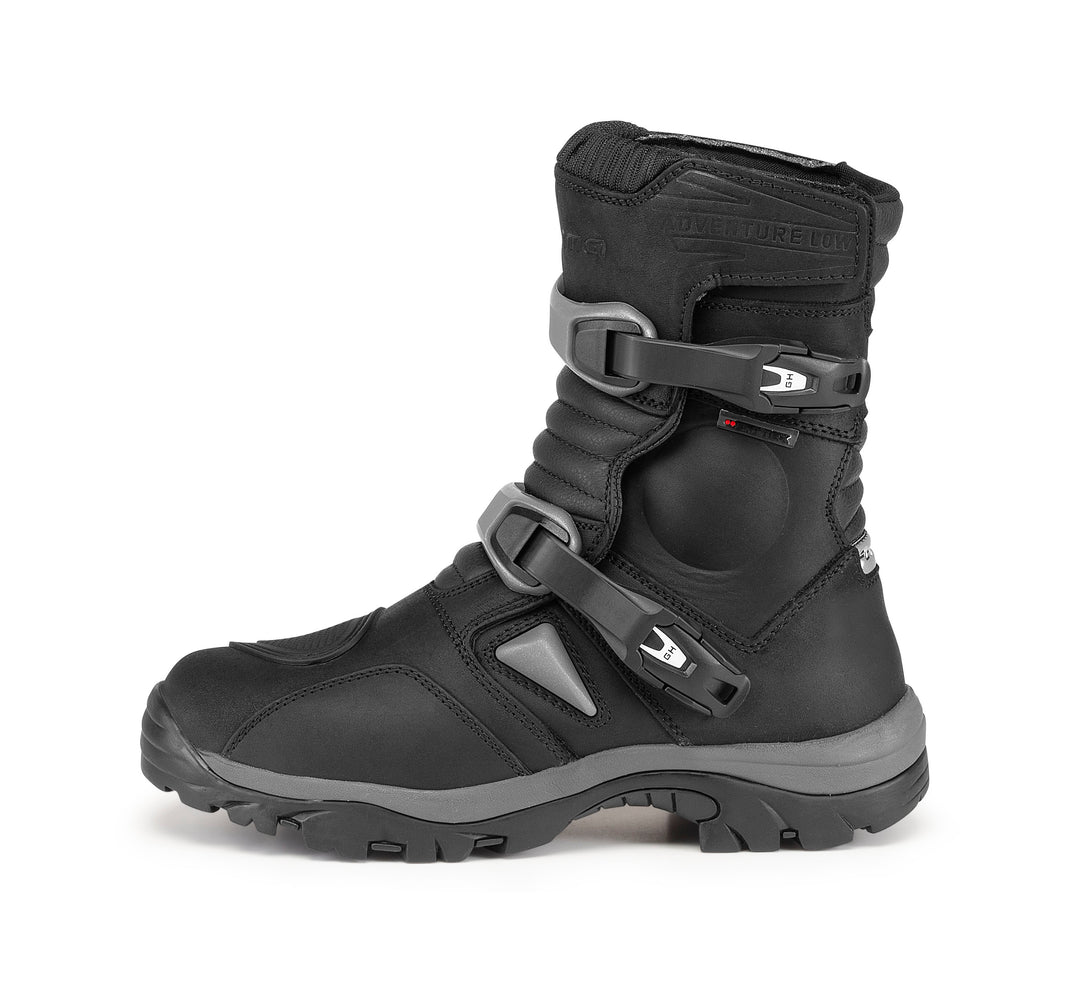Forma Adventure Low motorcycle boots, black, touring waterproof