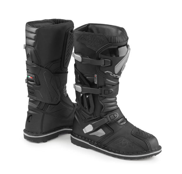 Forma Terra Evo motorcycle boots, black adventure dual sport